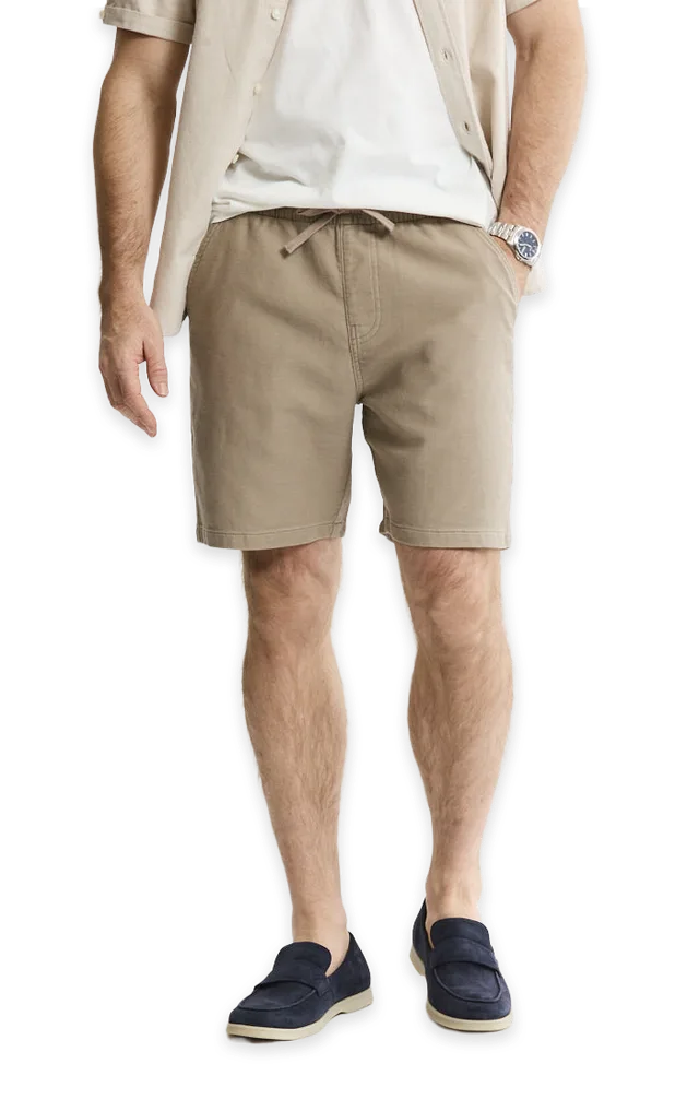 Jachs NY Cotton Twill Drawstring Shorts