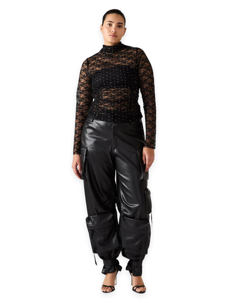 Steve Madden BAYLEE TOP BLACK