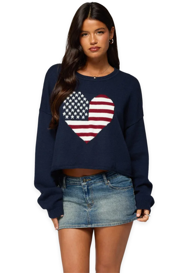Edikted Loving USA Sweater
