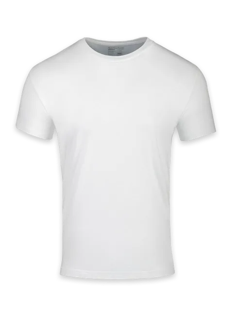 Fresh Clean Threads White Crew Neck