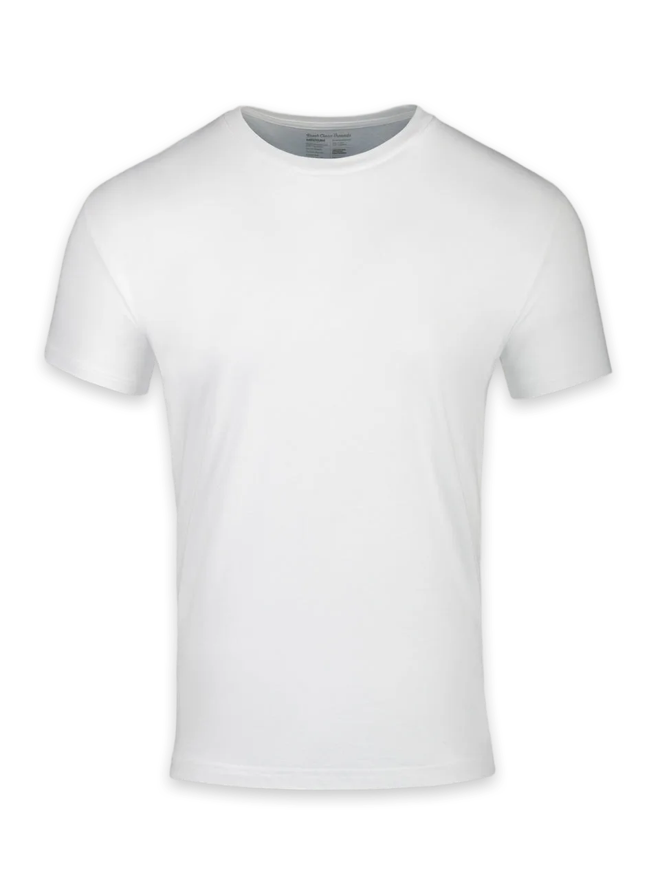 Fresh Clean Threads White Crew Neck