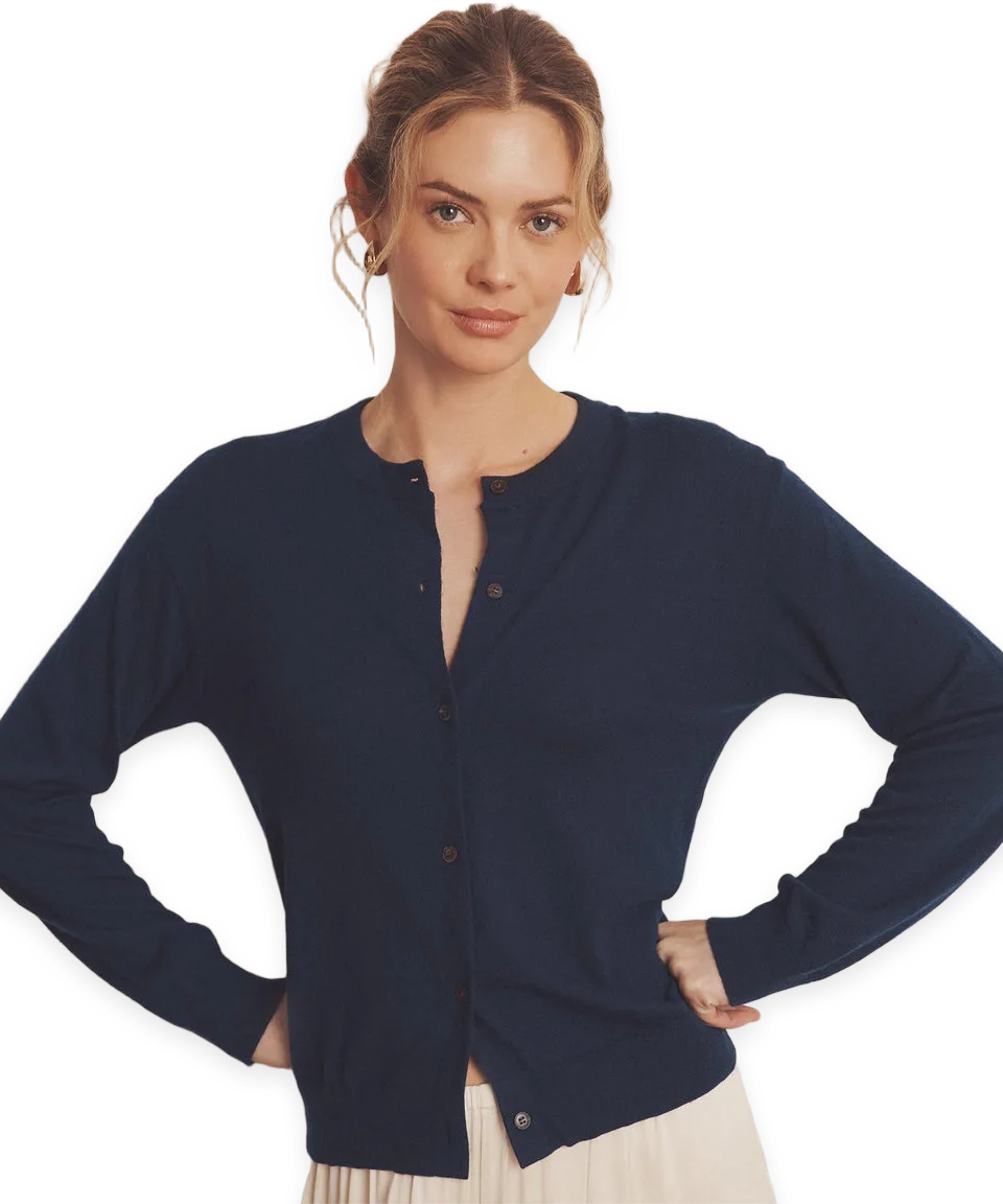 Naadam Super Fine Cashmere Classic Cardigan