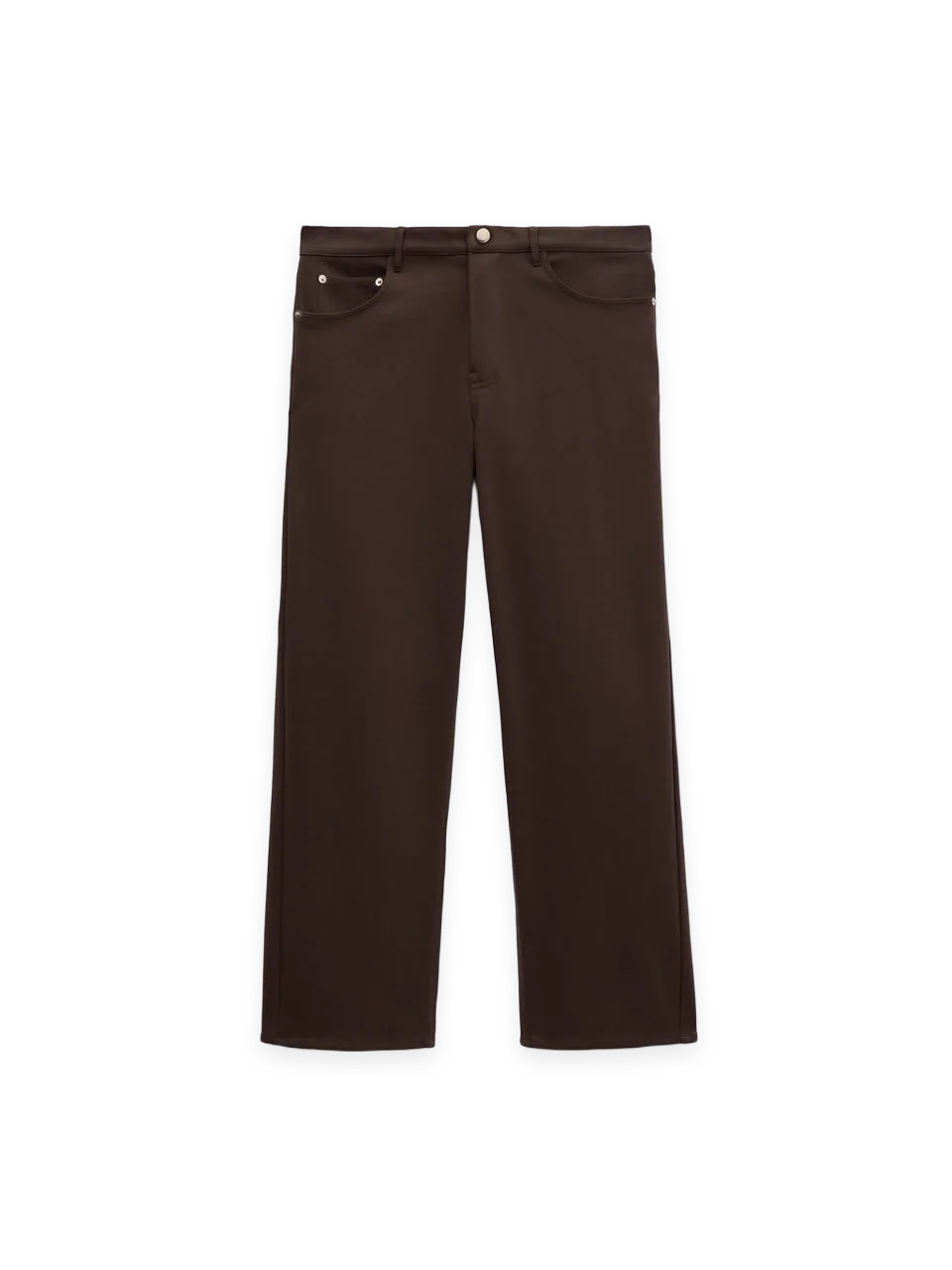 Pangaia Mens Heavyweight Interlock Trousers—Obsidian Core