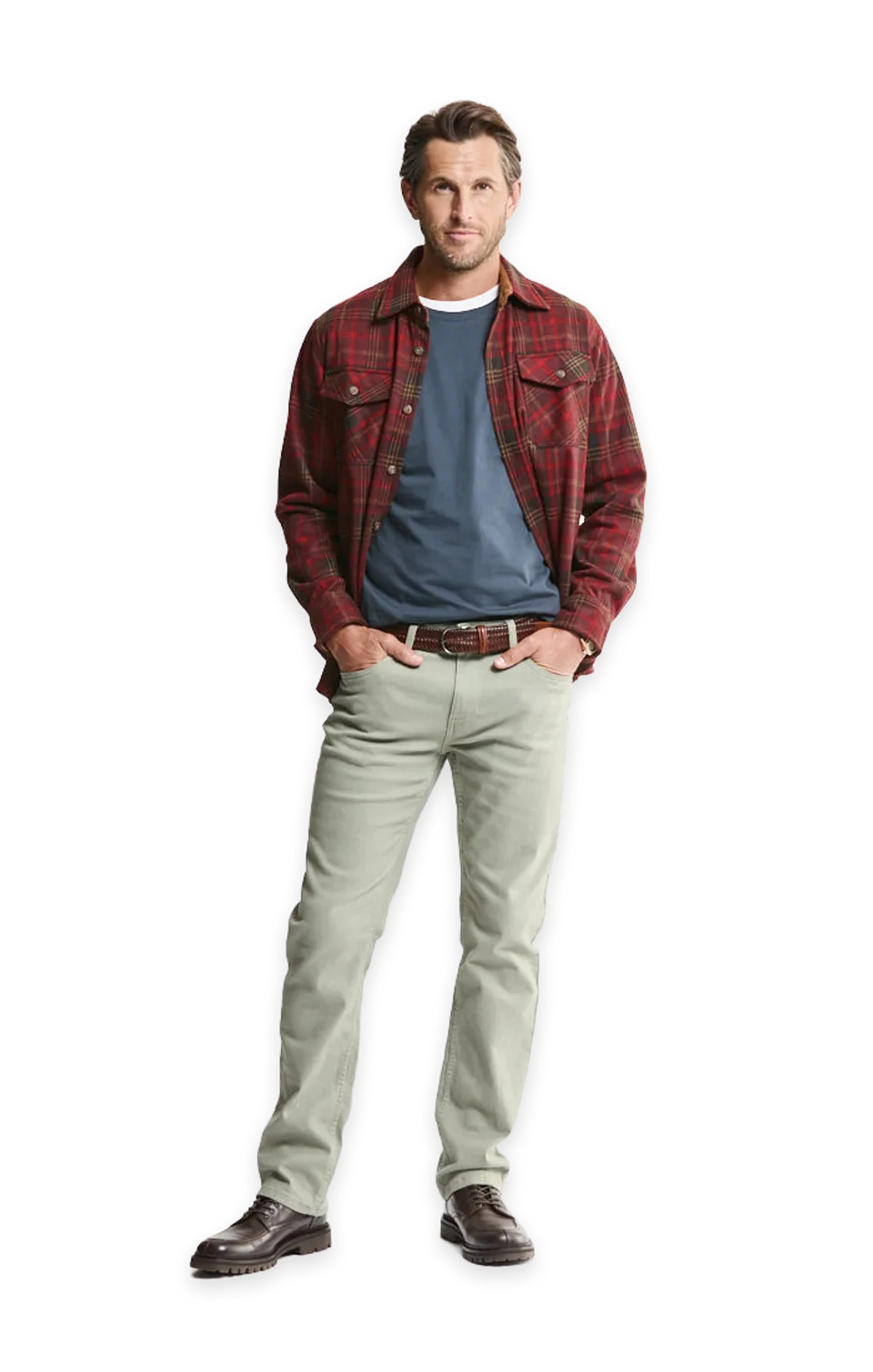 Jachs NY Brushed Bull Denim 5-Pocket Pants