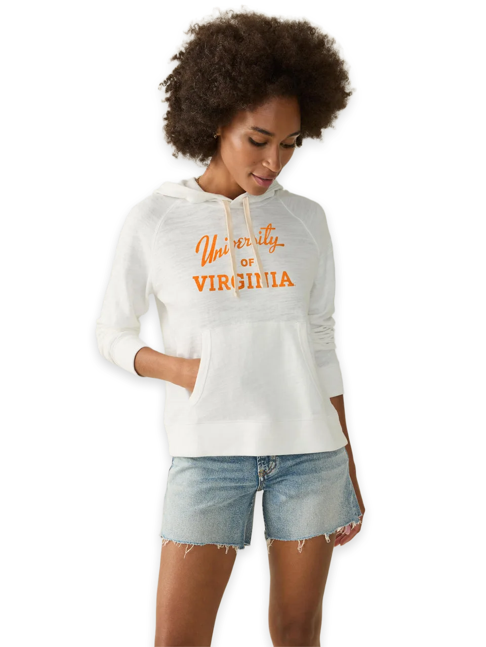 Faherty University of Virginia Sunwashed Organic Hoodie