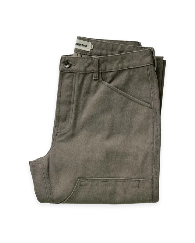 Taylor Stitch The Chore Pant in Stone Chipped Canvas