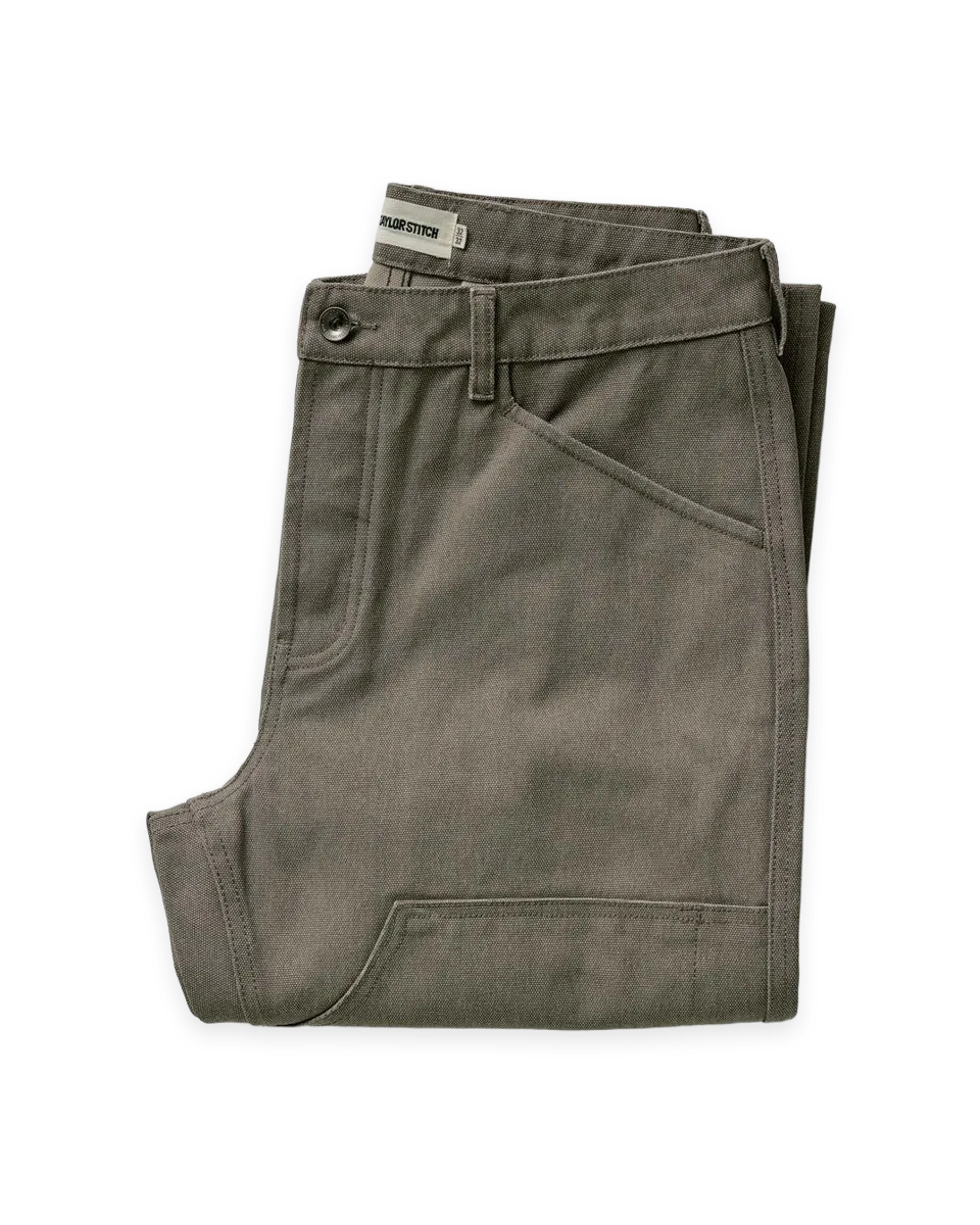 Taylor Stitch The Chore Pant in Stone Chipped Canvas