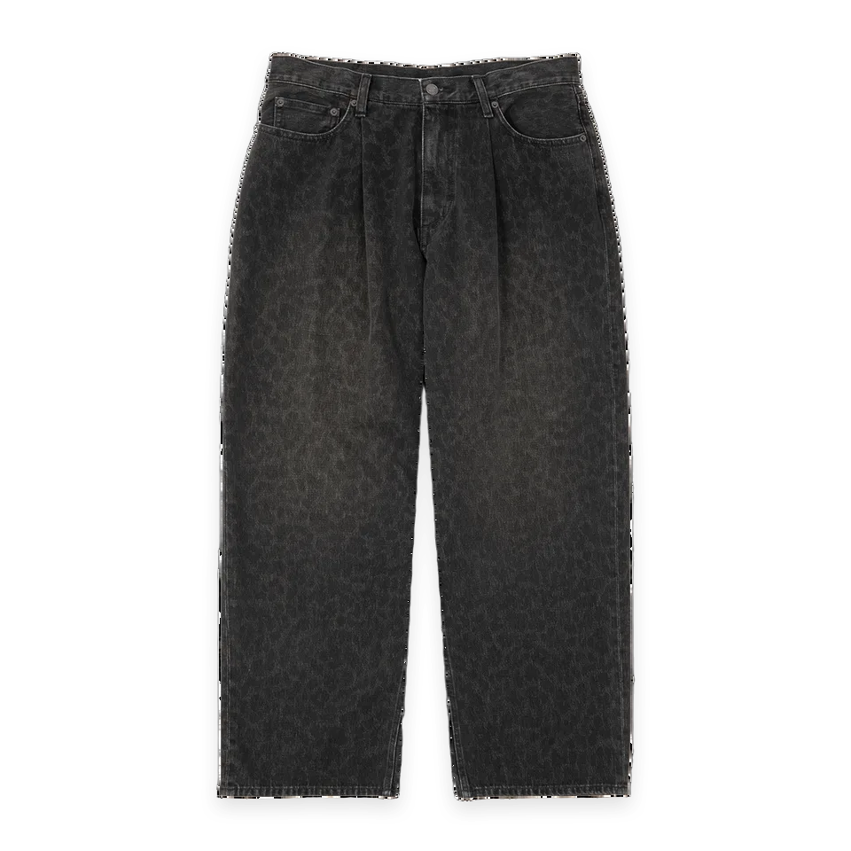 HUF Leopard Wide Denim Pant