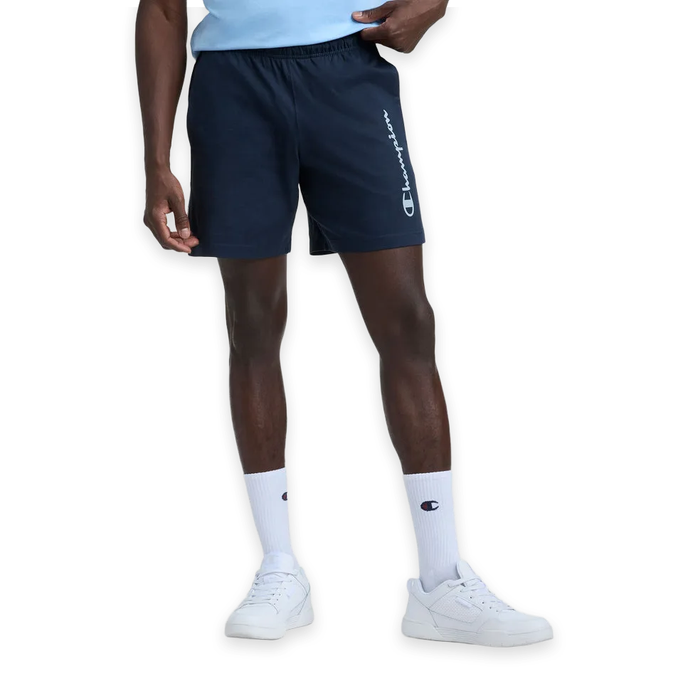Champion 7" Jersey Shorts, Script Logo
