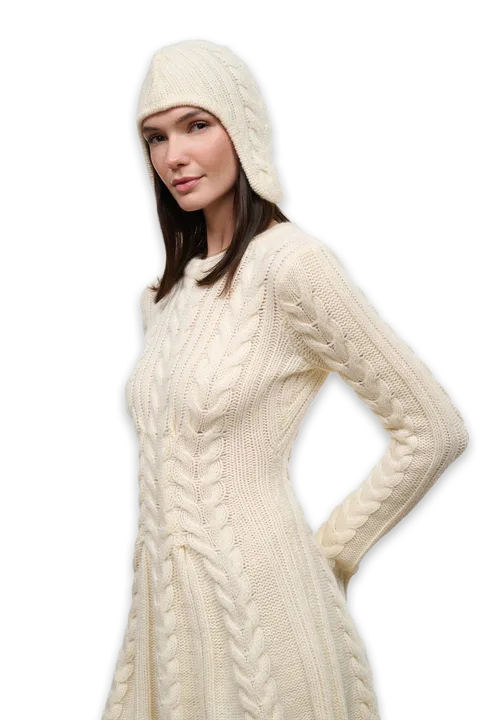 Staud Cable Knit Alpine Cap