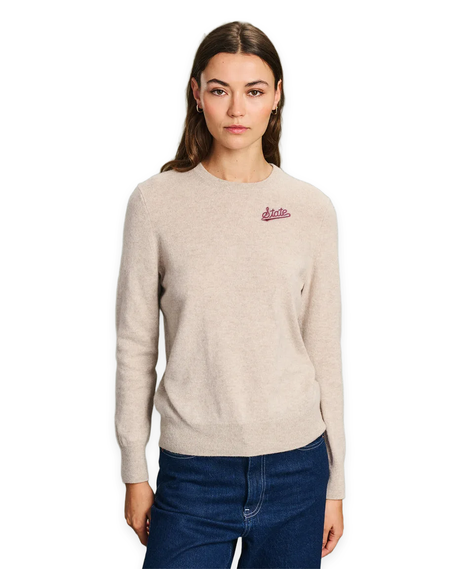 Naadam Women's Mississippi State University Cashmere Sweater