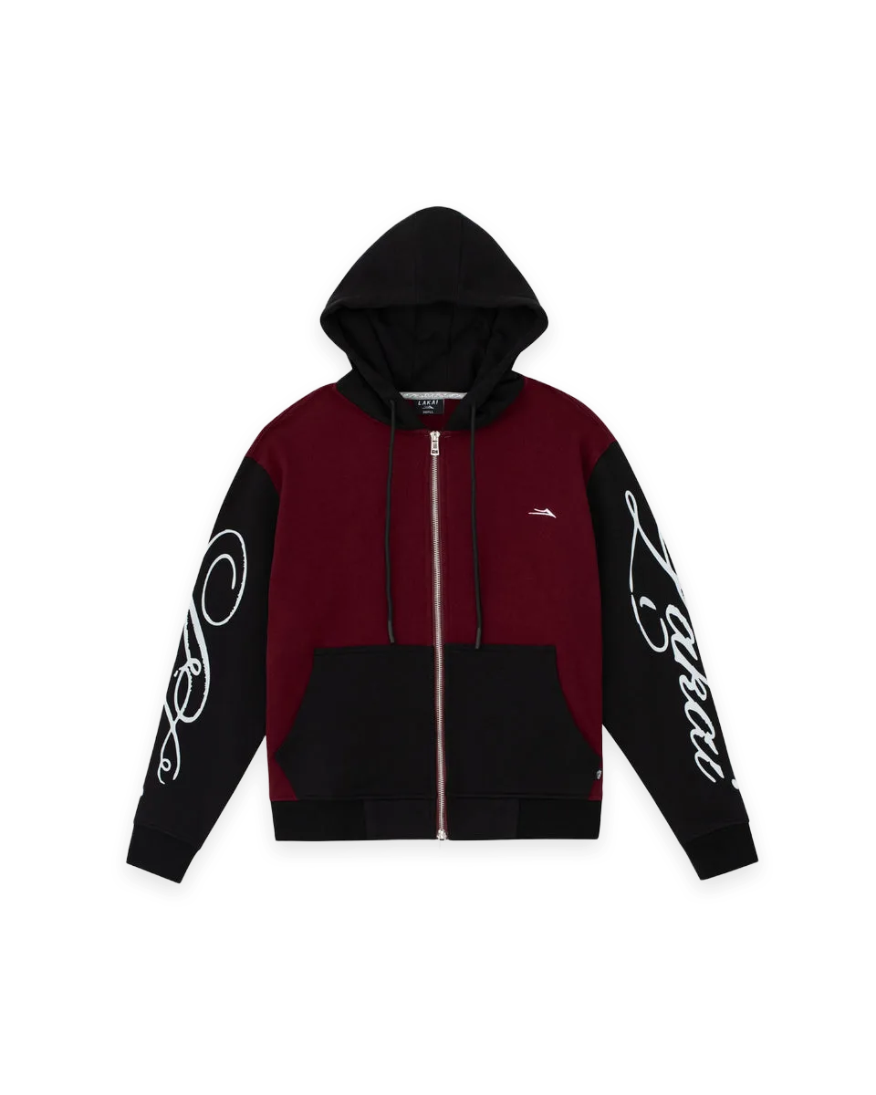 Lakai Two Tone Zip Up Hoodie