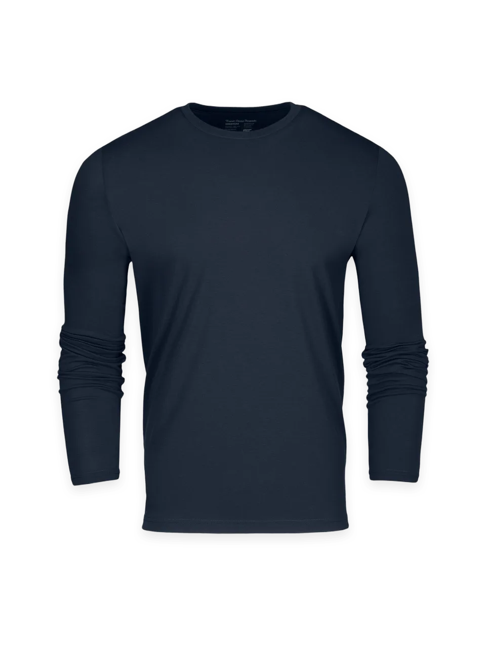 Fresh Clean Threads Navy Performance Long Sleeve Crew