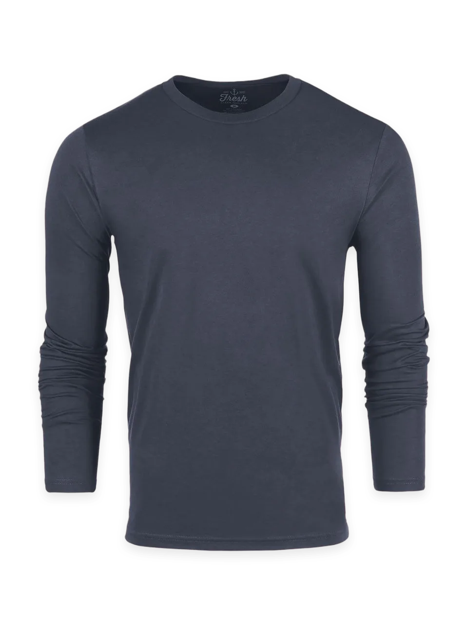 Fresh Clean Threads Odyssey Blue Long Sleeve Crew Neck FINAL SALE