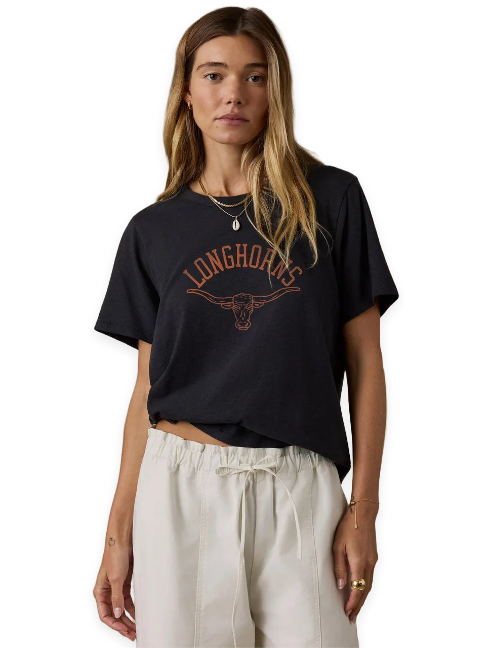 Faherty University of Texas Sunwashed Regenerative Tee