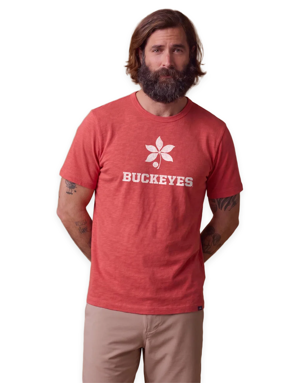 Faherty Ohio State Sunwashed Regenerative Tee