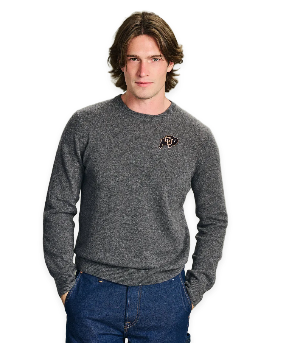 Naadam Men's University of Colorado Boulder Cashmere Sweater