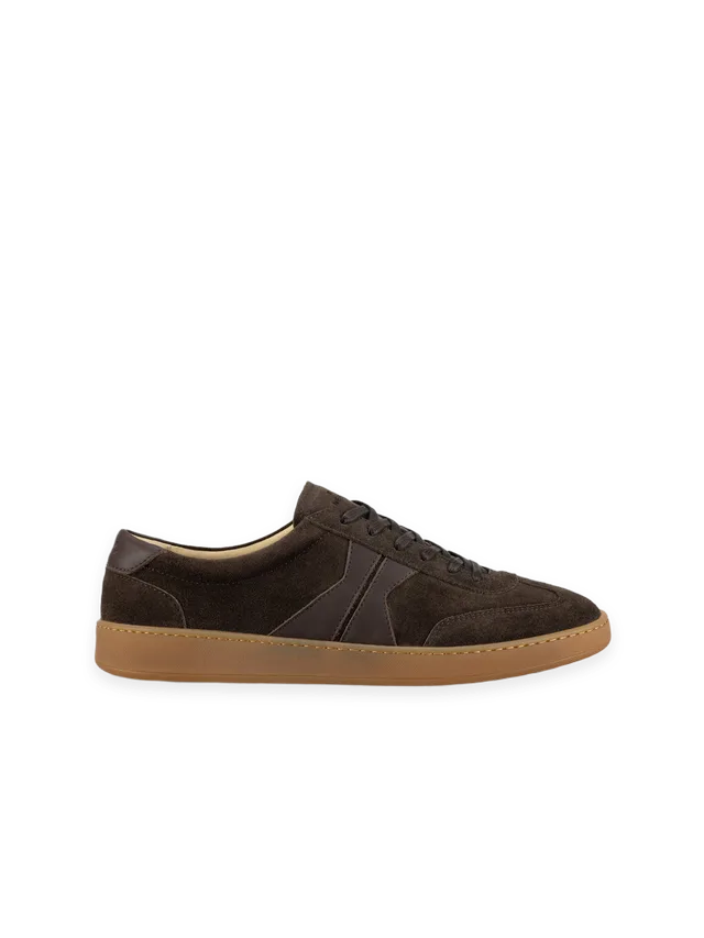 Koio Monza Leather & Suede Sneaker in Cacao