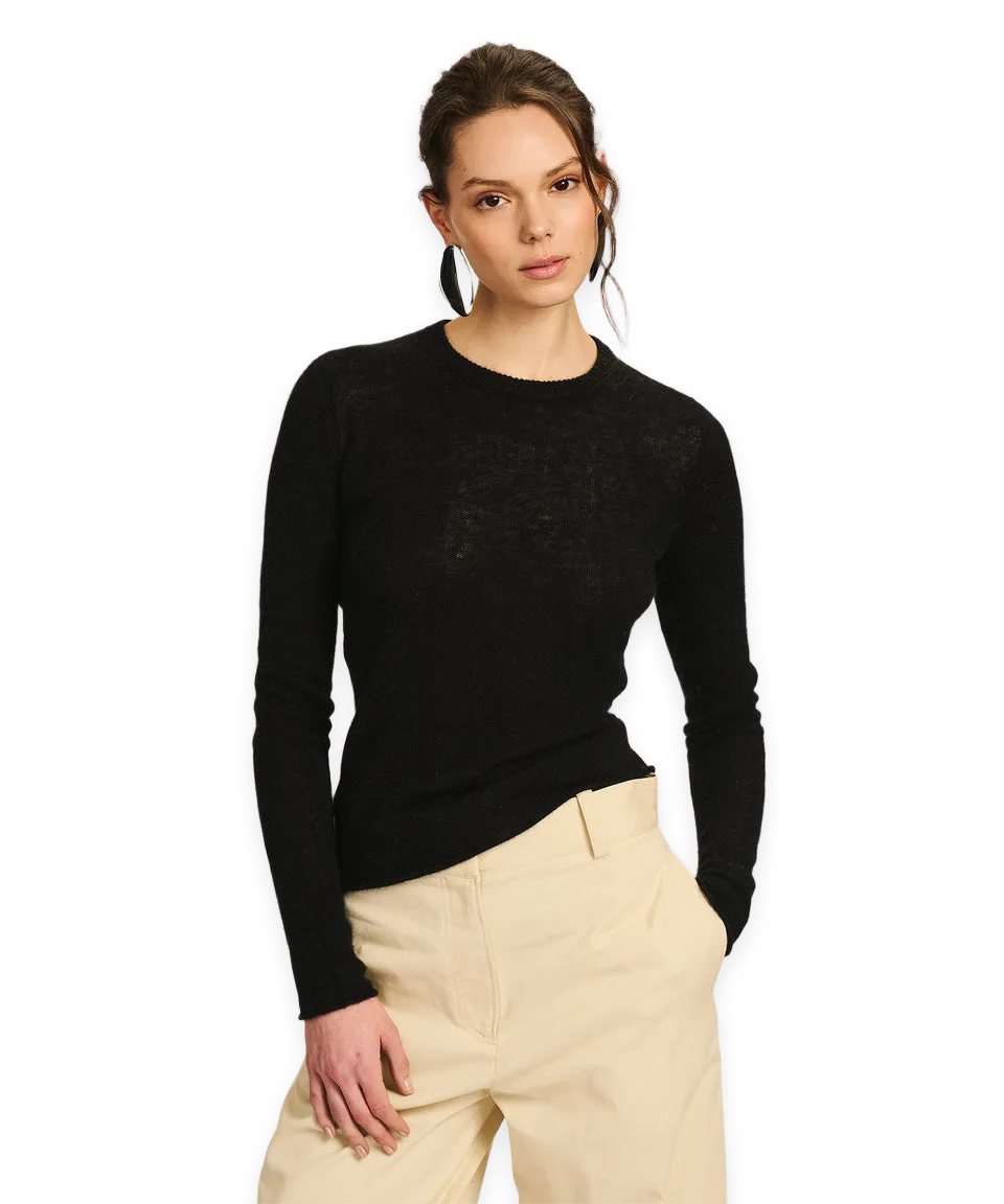 Naadam Featherweight Cashmere Slim Crewneck Sweater