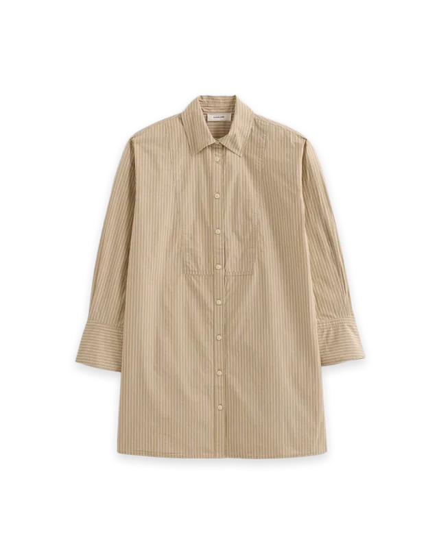 Everlane The Mini Shirtdress in Ultrasoft Cotton