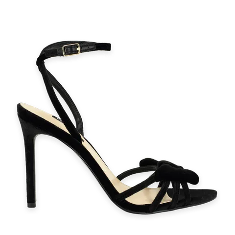 Nine West Queana Velvet Bow Sandals