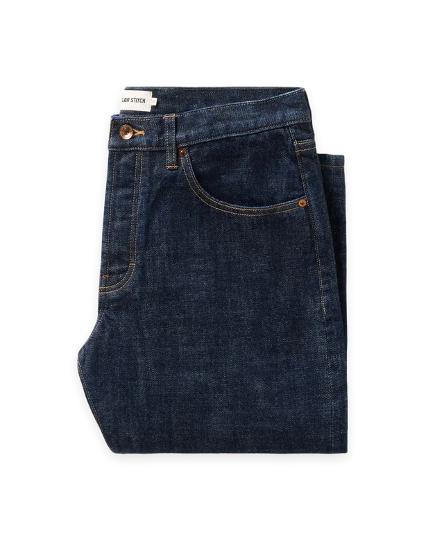 Taylor Stitch The Democratic Jean in Rinsed Organic Selvedge
