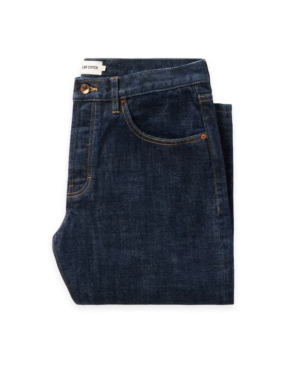 Taylor Stitch The Democratic Jean in Rinsed Organic Selvedge