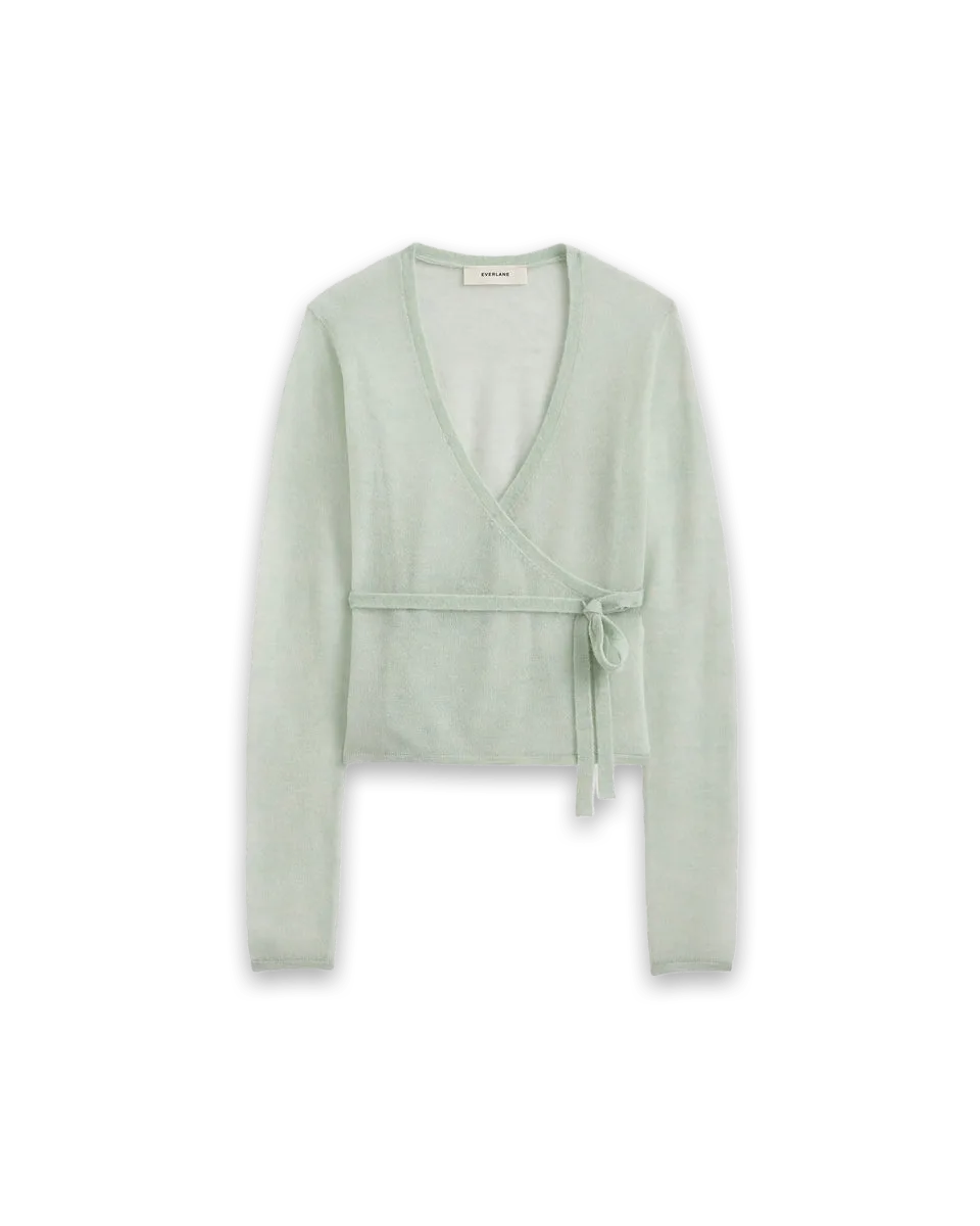 Everlane Wrap Top in Air Alpaca, photo 2
