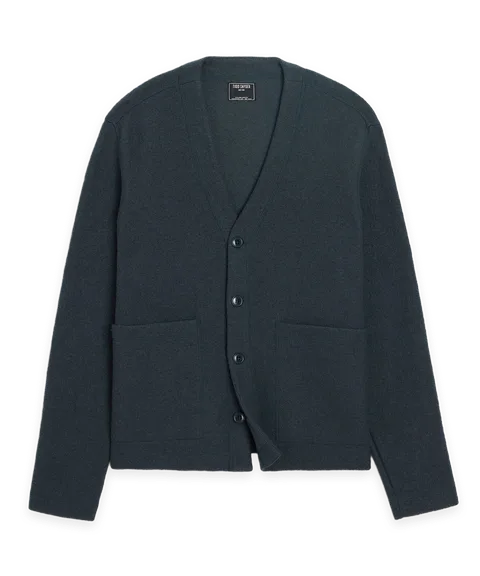 Todd Snyder Italian Boiled Wool Cardigan
