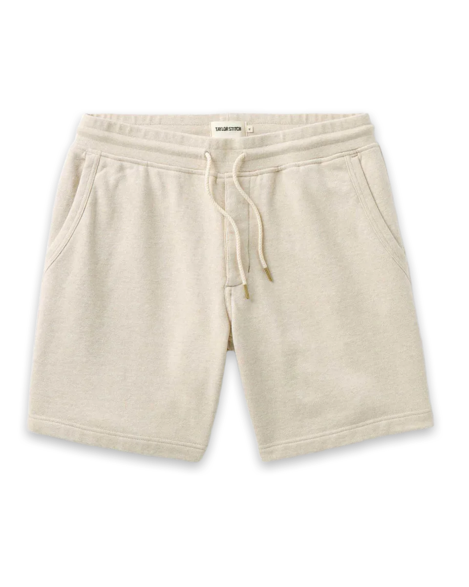 Taylor Stitch The Sunset Short in Heather Oat Terry