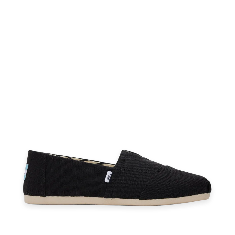 TOMS Alpargata Black Heritage Canvas