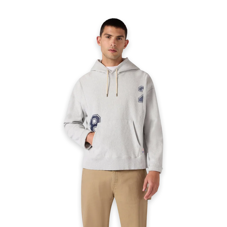 Champion Men's Knitted College Graphic Hooded Sweatshirt