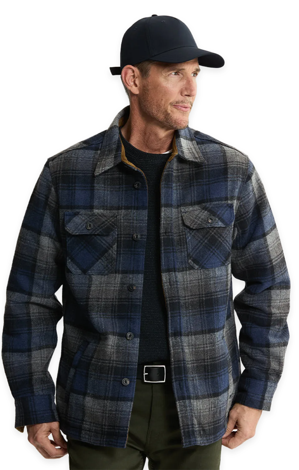 Jachs NY Thermal Lined Wool Blend Shirt Jacket