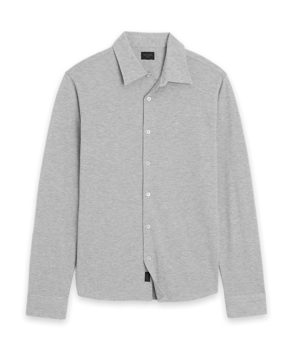 Todd Snyder Cotton-Cashmere Pique Shirt