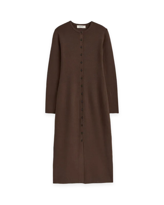 Everlane Fine-Knit Maxi Cardigan Dress