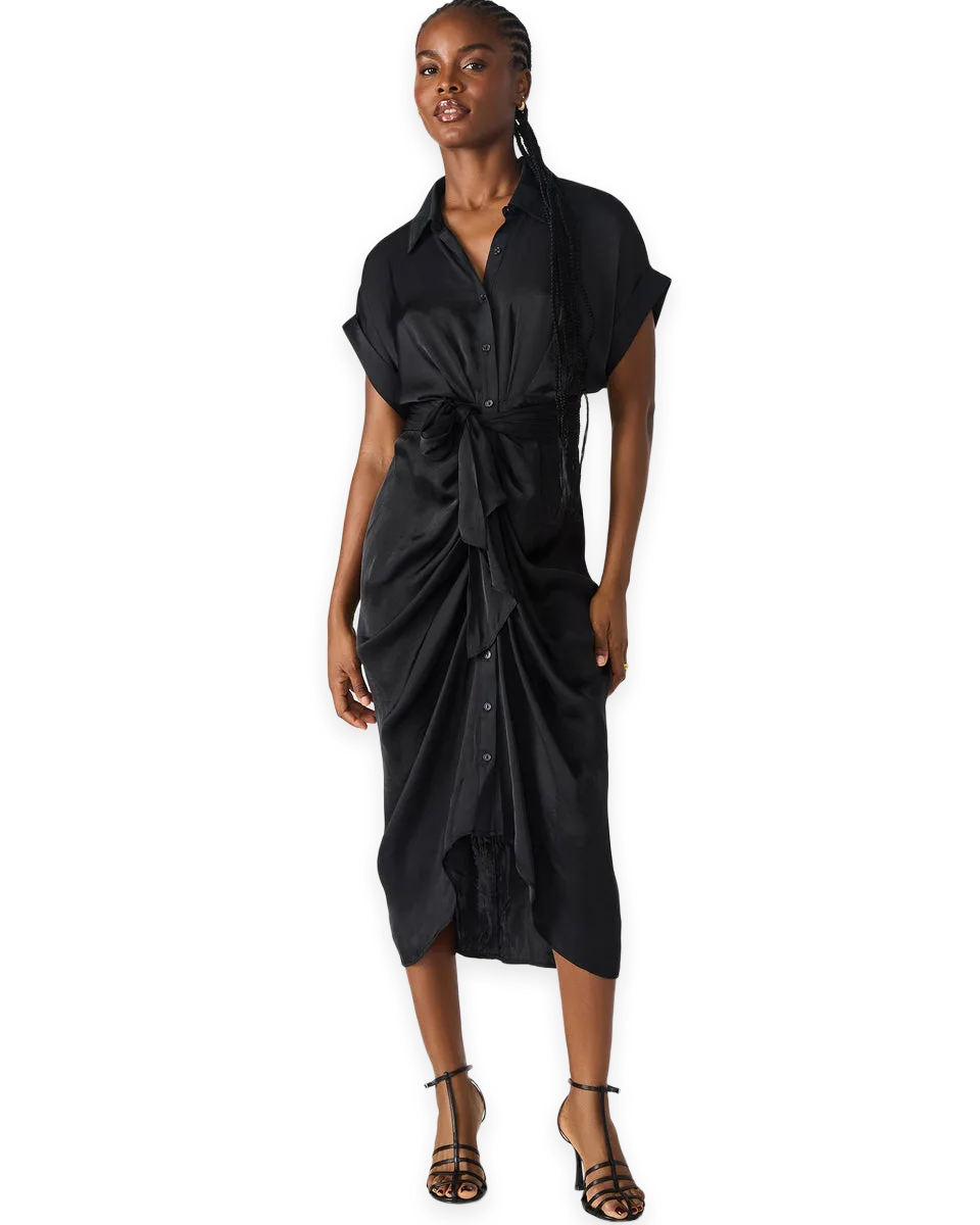 Steve Madden TORI DRESS BLACK
