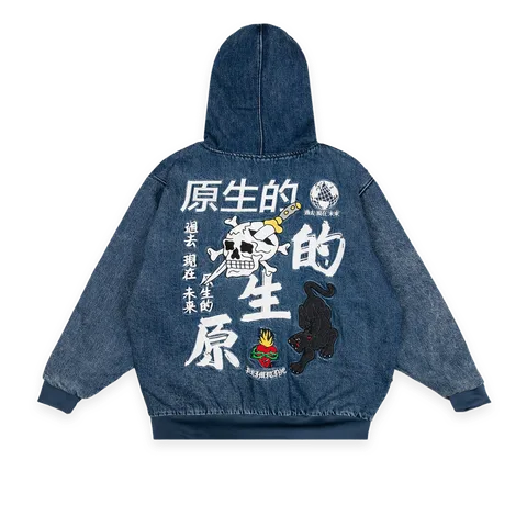 Primitive OUTSIDER DENIM ZIP HOOD