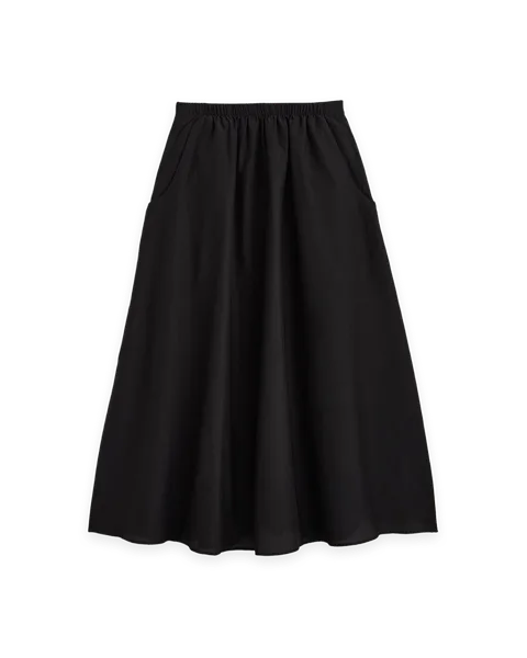 Everlane Pull-On Maxi Skirt in Cotton Silk
