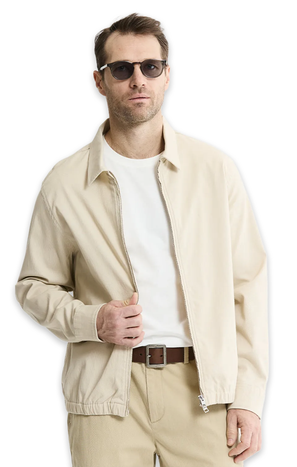 Jachs NY Cotton Silk Blend Zip Jacket