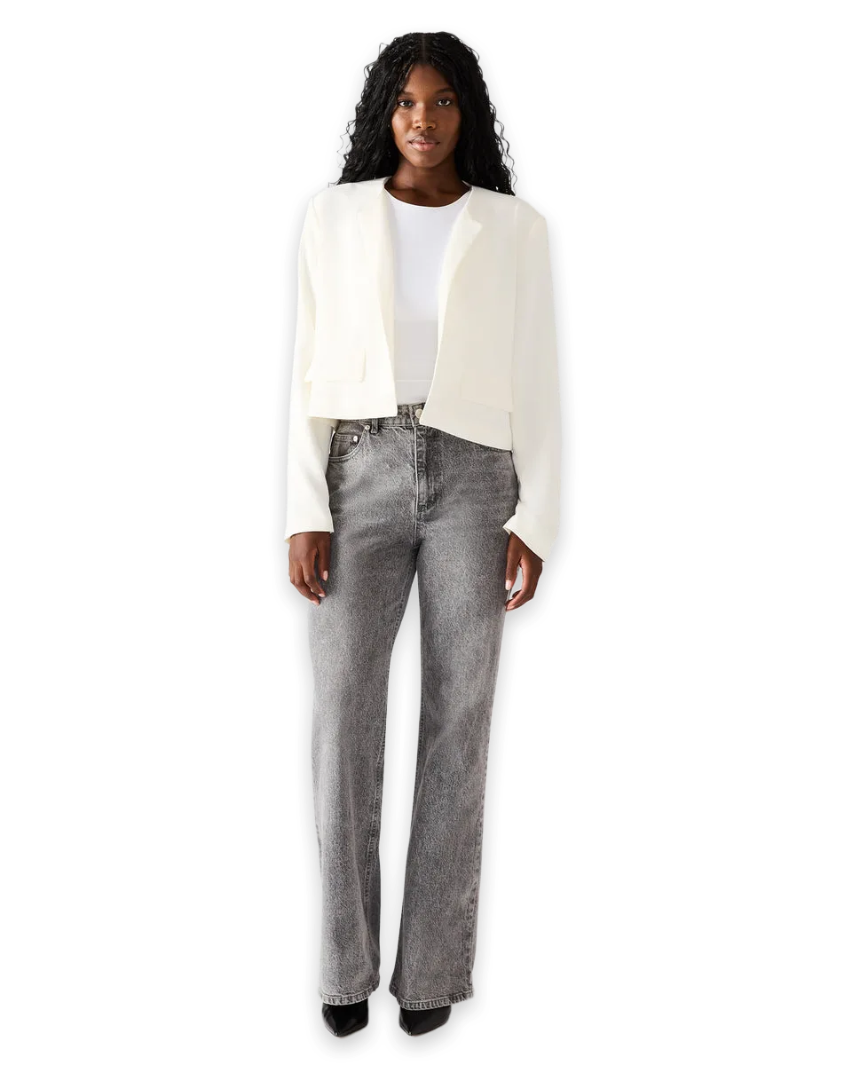 Steve Madden SERENEA BLAZER WHITE