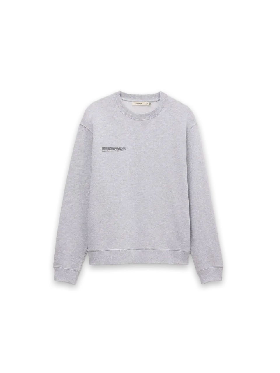 Pangaia Mens Midweight Sweatshirt—Grey Marl
