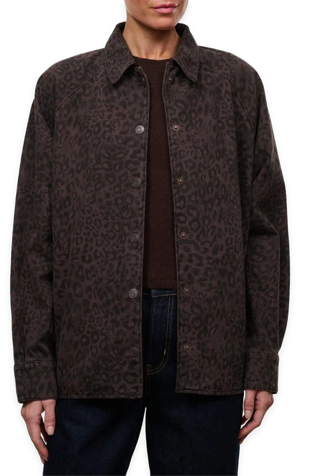 Staud Myles Shirt Jacket · Night Prowl