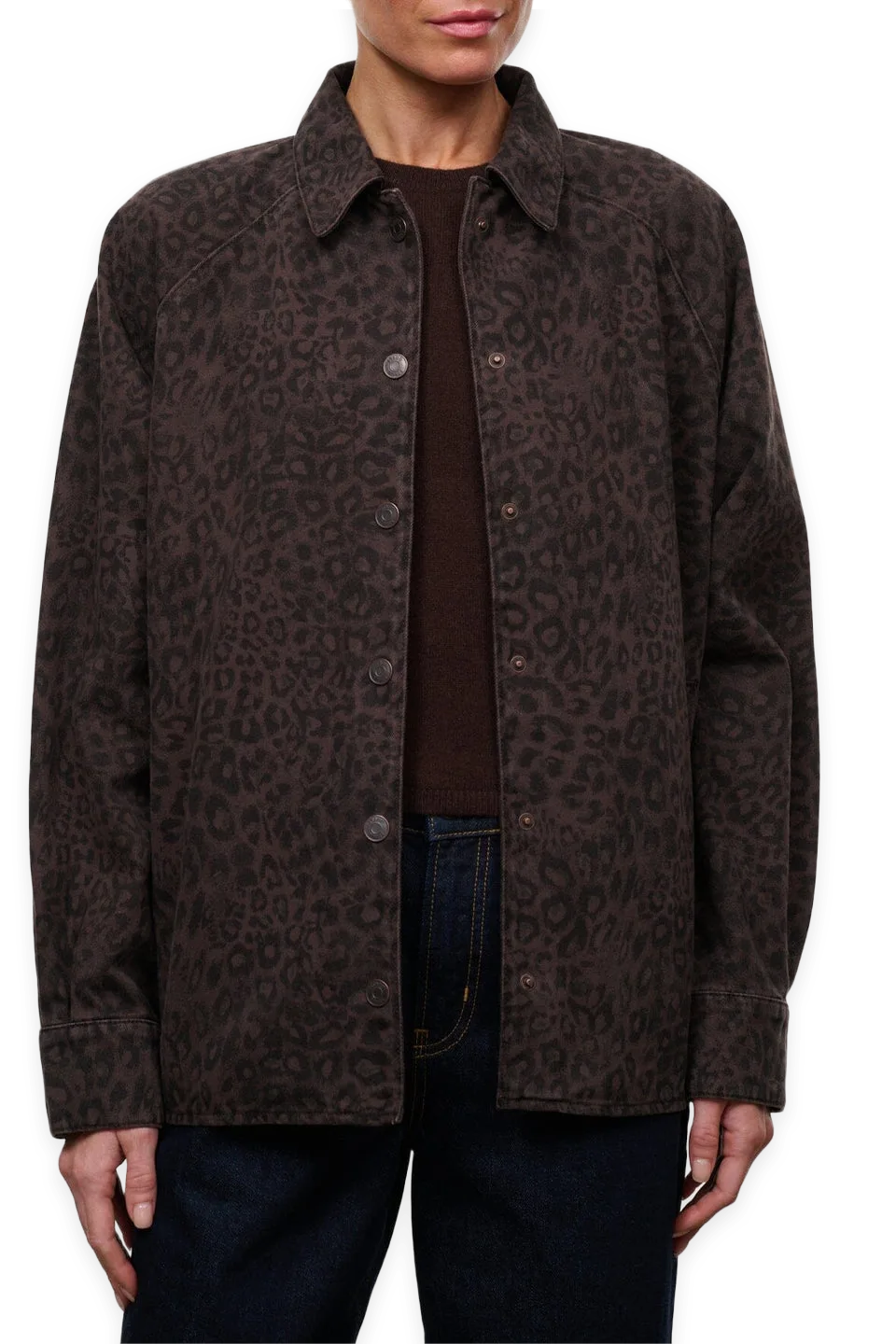 Staud Myles Shirt Jacket · Night Prowl