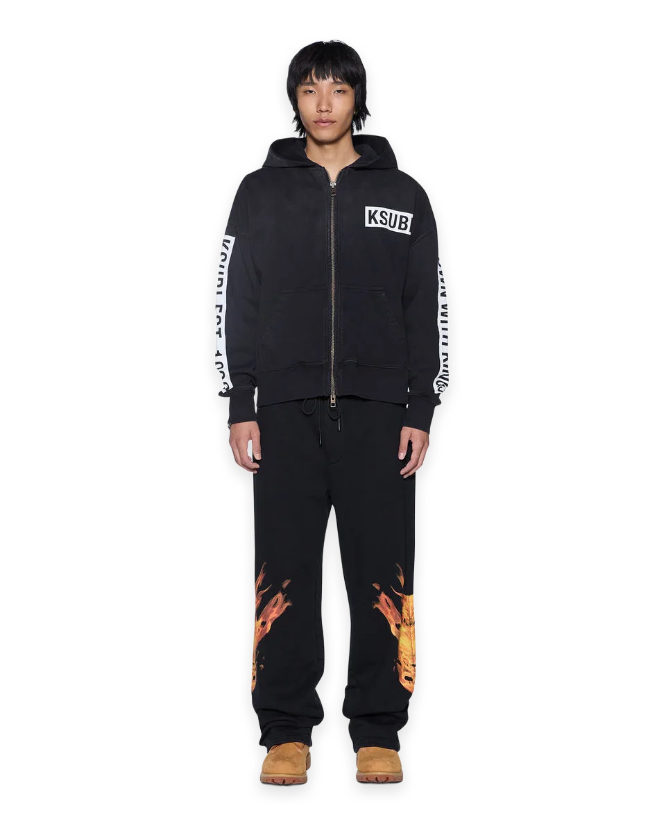 Ksubi KROWN SYNTHESIS TRAK PANT BLACK