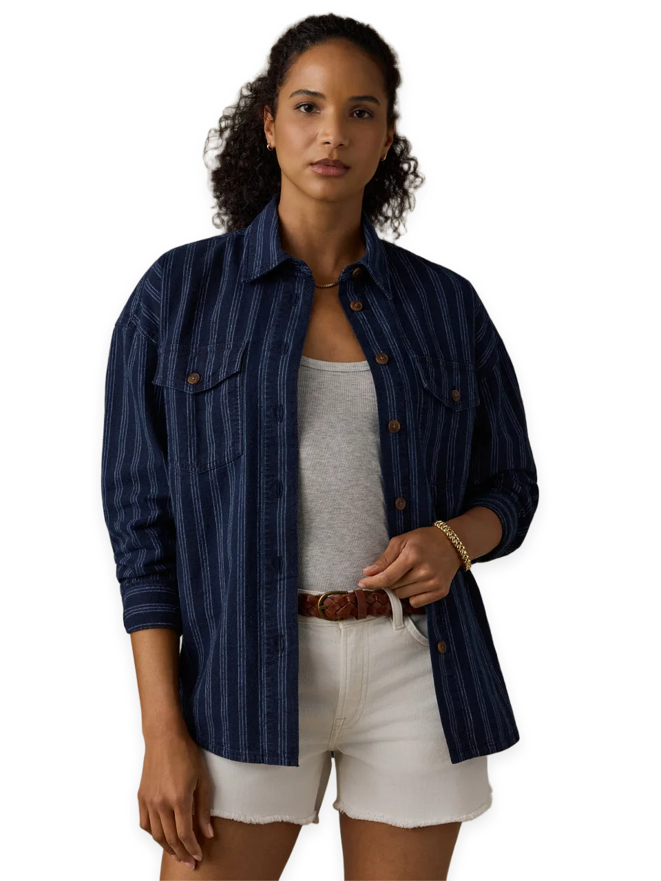 Faherty Cotton Hemp Overshirt