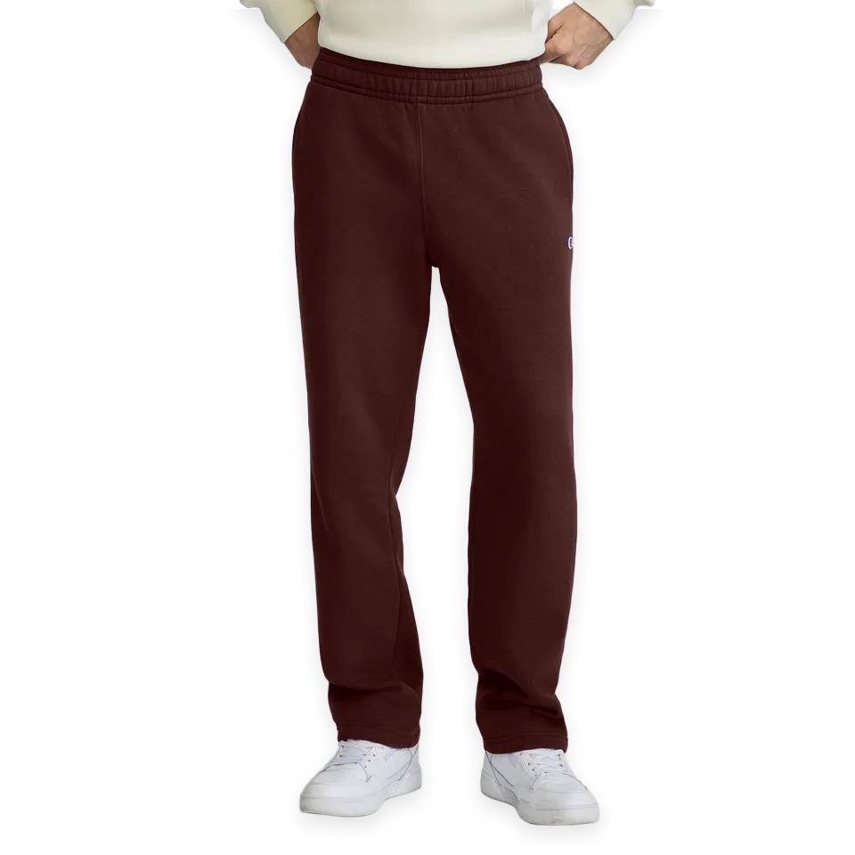 Champion Powerblend Sweatpants, Open Hem, C Logo