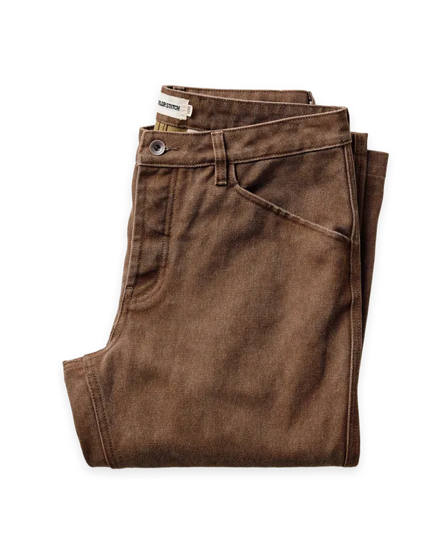 Taylor Stitch The Camp Pant in Aged Penny Chipped Canvas