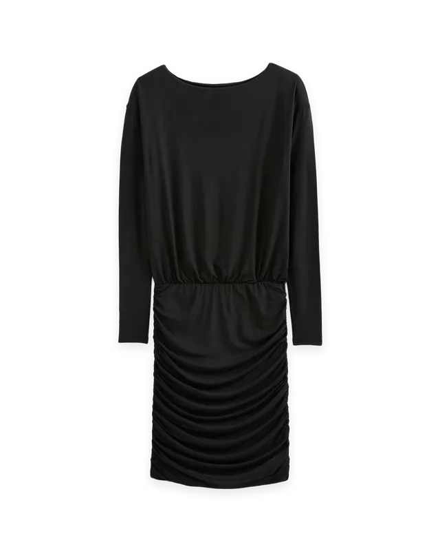 Everlane Drapey Jersey Ruched Mini Dress