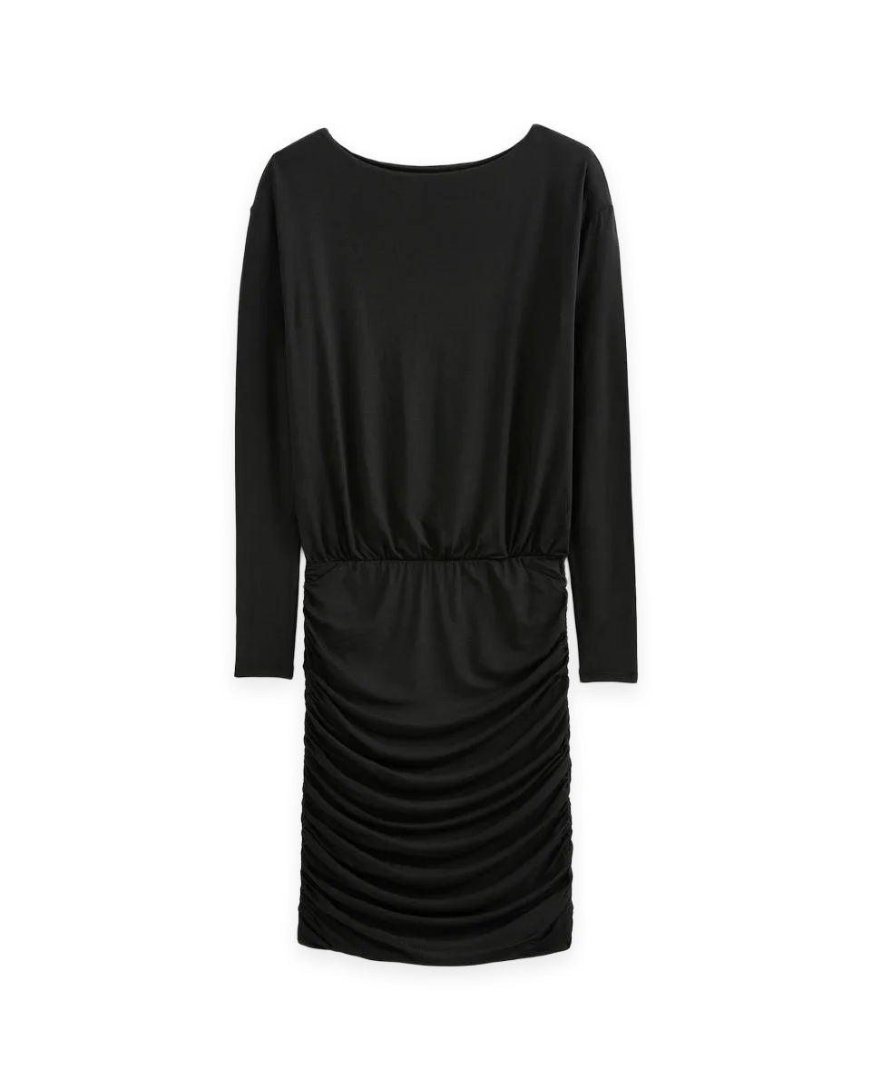 Everlane Drapey Jersey Ruched Mini Dress