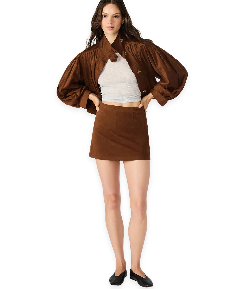 Steve Madden CINDI SKORT CHICORY COFFEE